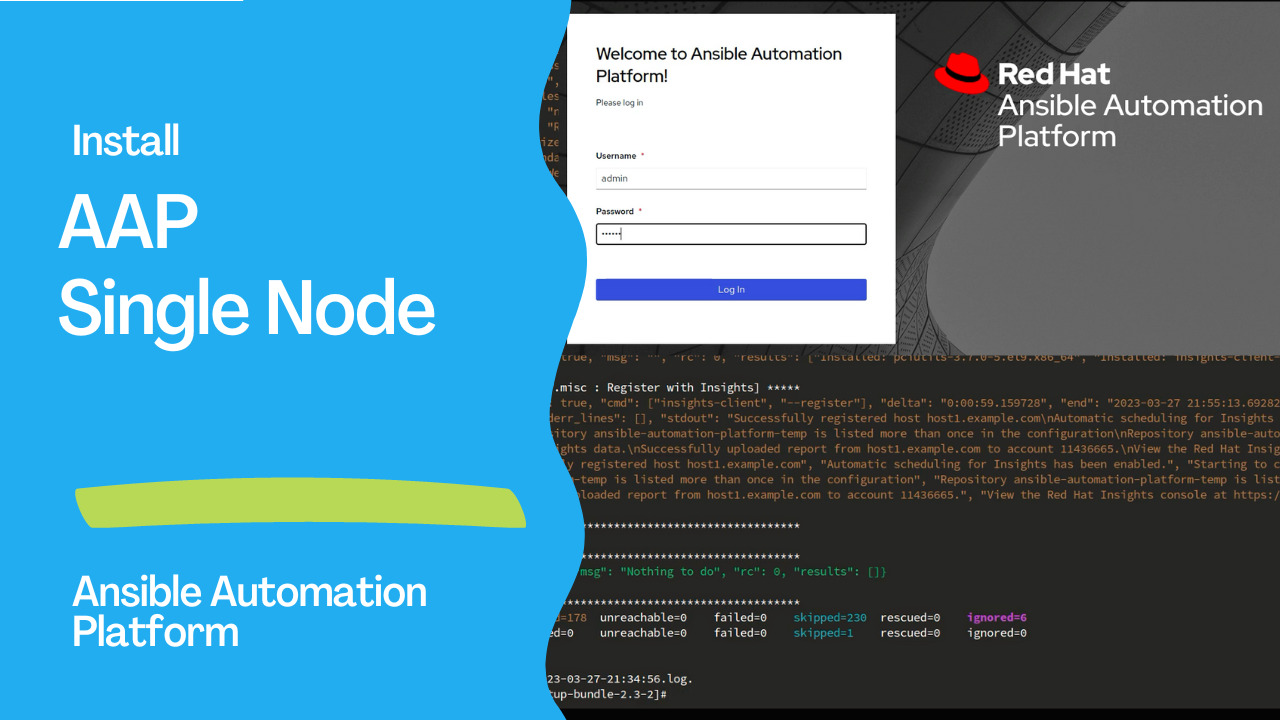 Install Ansible Automation Controller on a Single Host with Internal DB