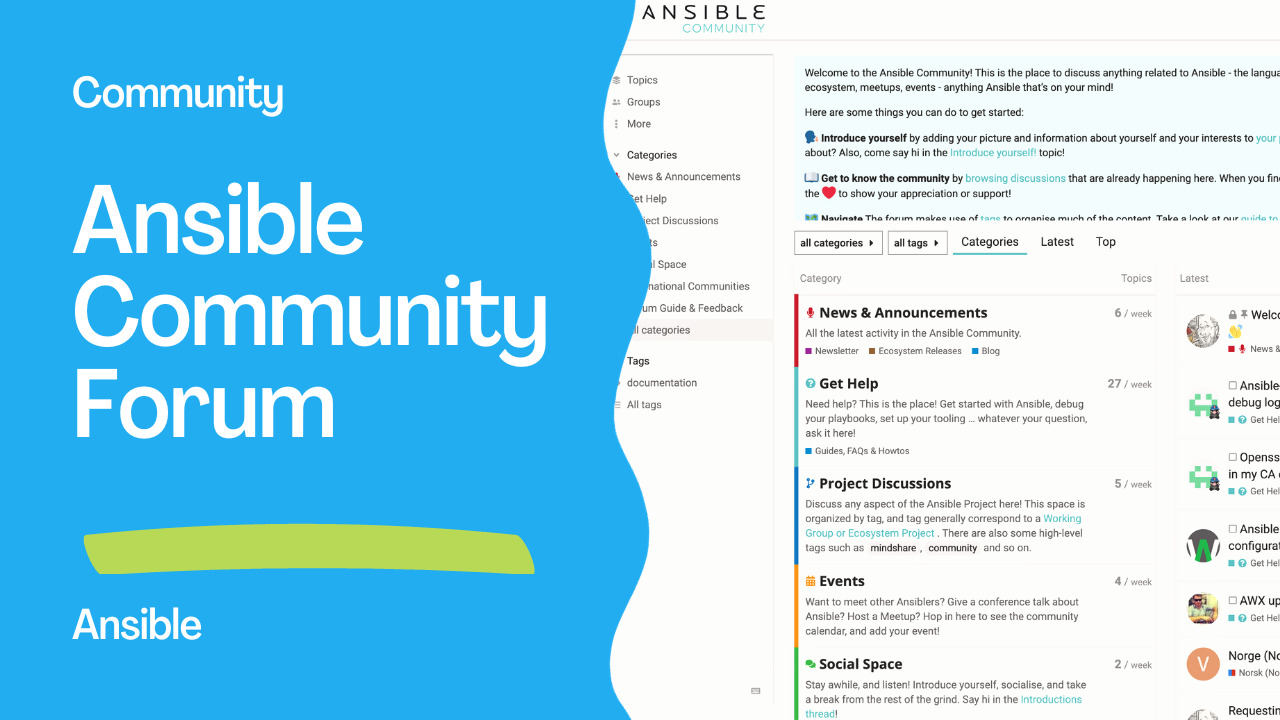 Ansible Community Forum: Your Hub for Automation Discussions and Collaboration