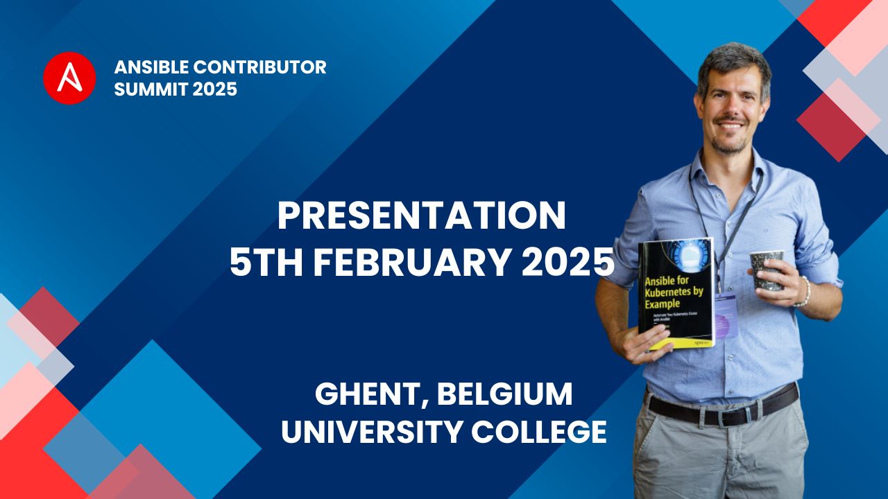 Join Luca Berton at the Ansible Contributor Summit 2025 in Ghent