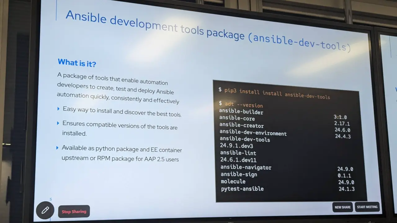 Ansible DevTools Meetup 2024 ansible-dev-tools