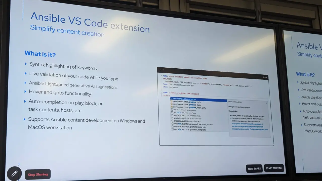 Ansible DevTools Meetup 2024 VS Code