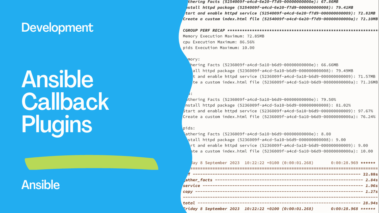 Maximize Ansible Efficiency with Callback Plugins for Resource Monitoring