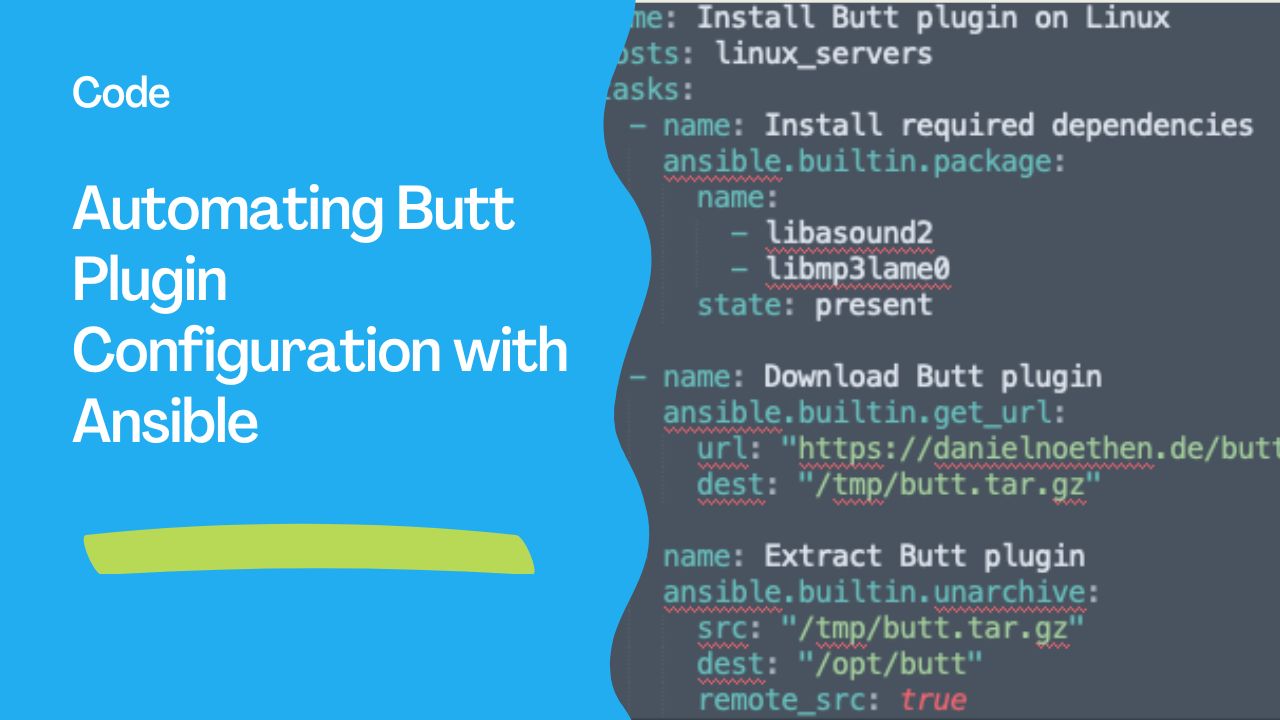 Automating Butt Plugin Configuration and Management with Ansible