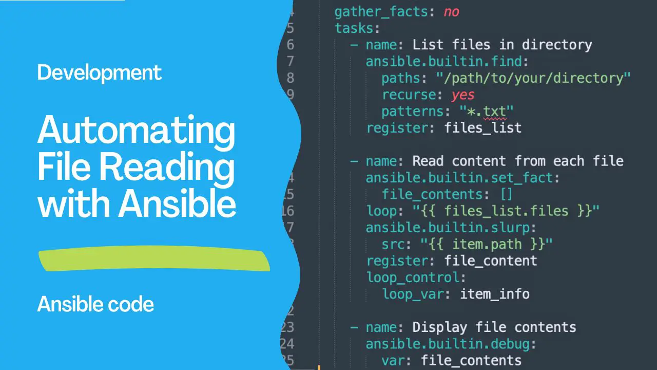 Automating File Reading with Ansible
