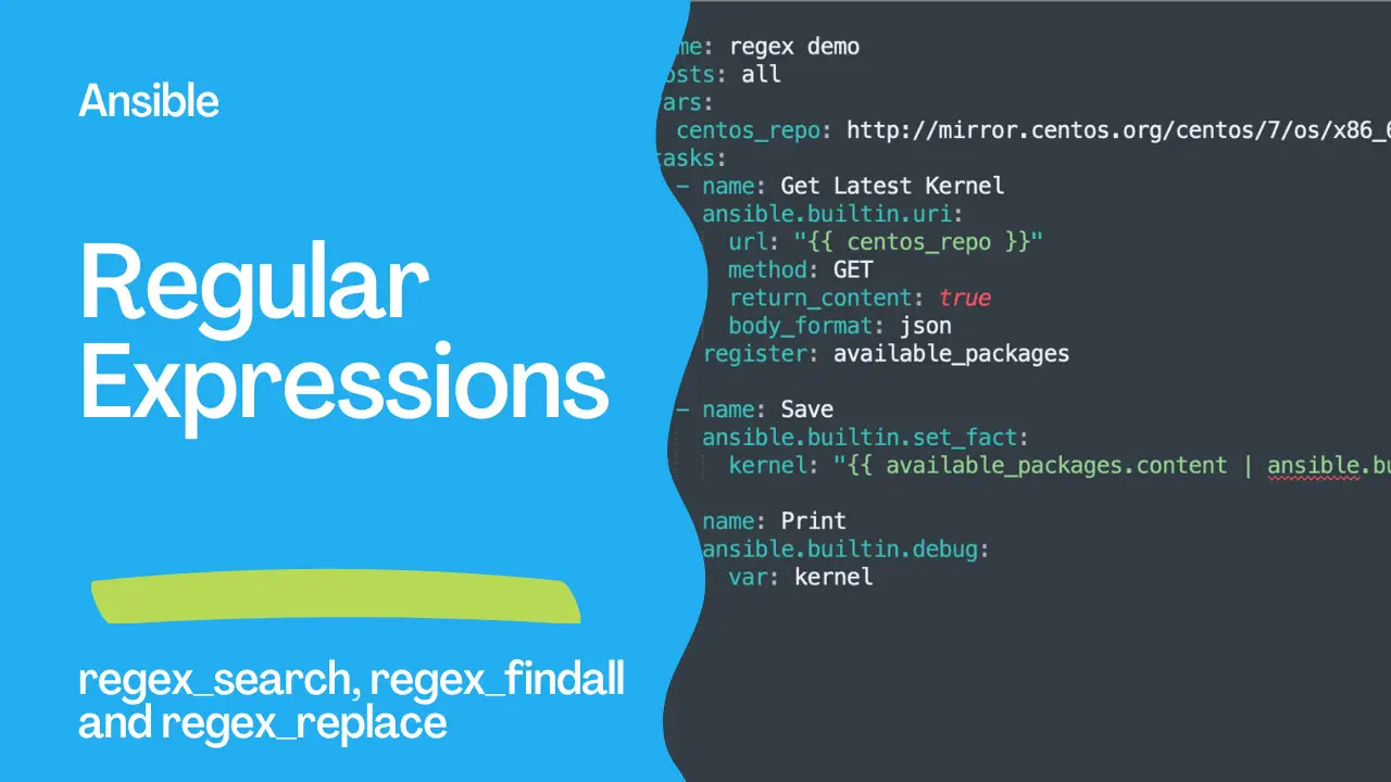 Mastering Regex in Ansible: Search, Extract, and Replace
