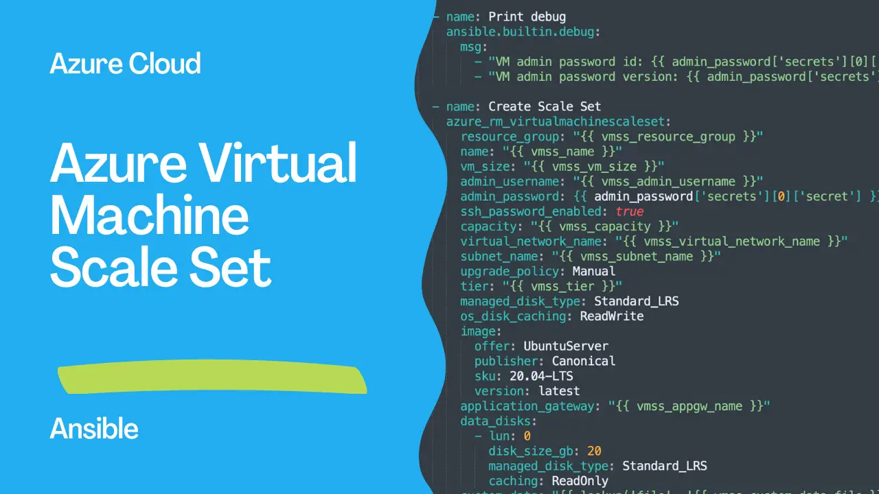 Creating an Azure Virtual Machine Scale Set using Ansible