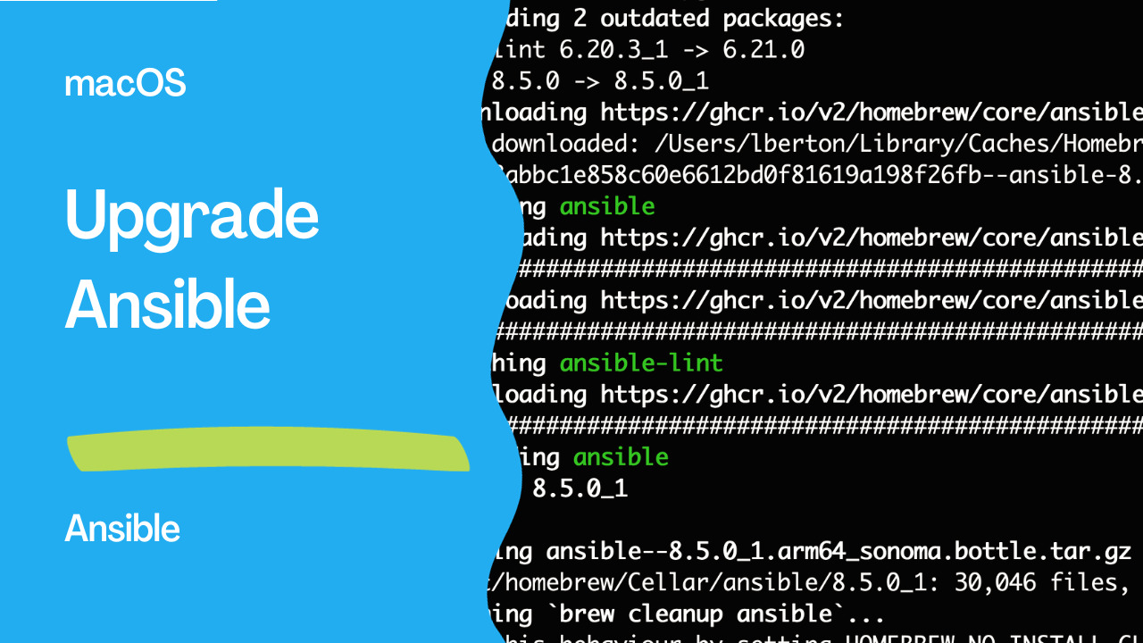 How to Upgrade Ansible on macOS Using Homebrew