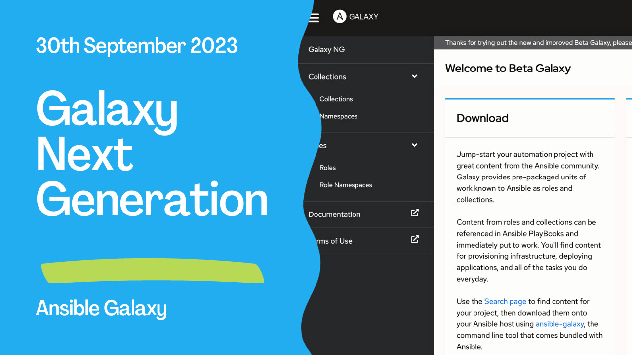 Introducing the New Ansible Galaxy