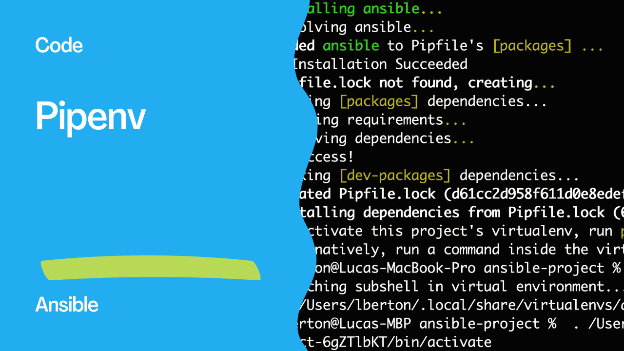 Managing Virtual Environments with Pipenv for Ansible Projects