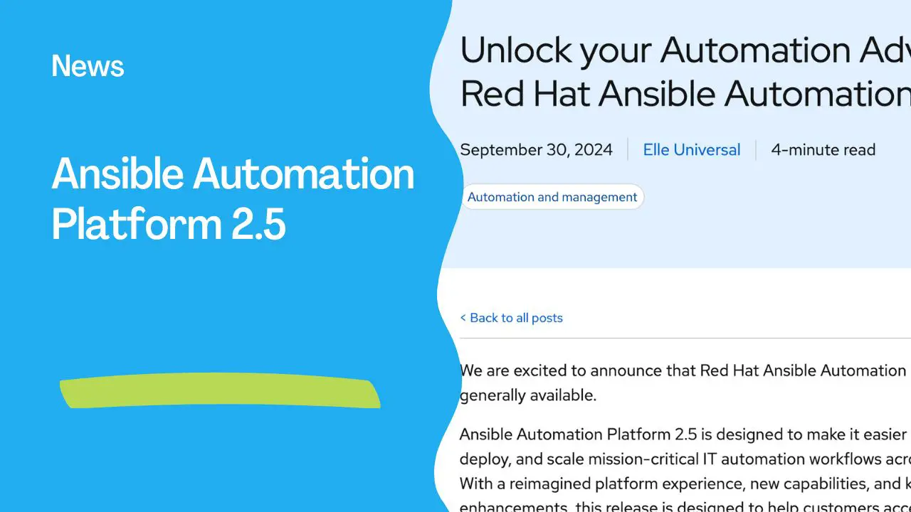 Red Hat Ansible Automation Platform 2.5: New Features & Updates