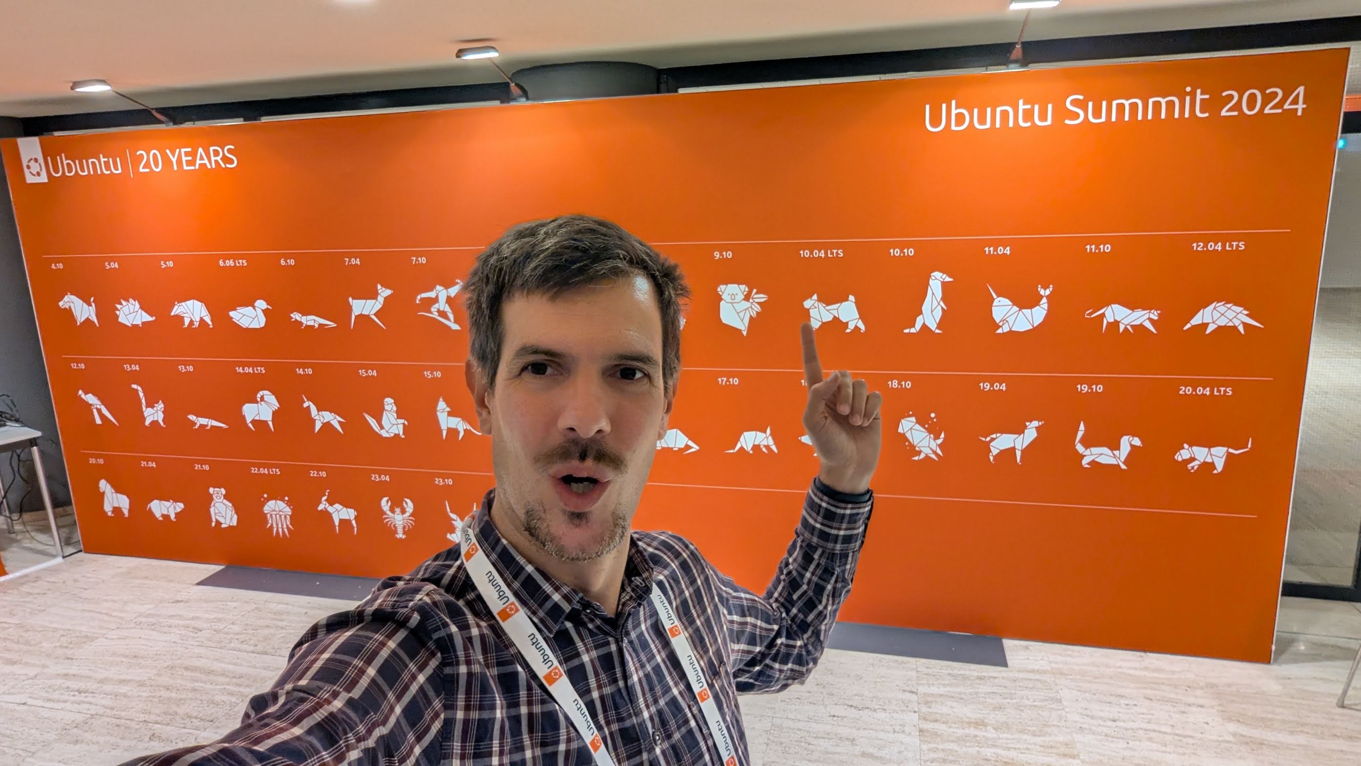 Luca Berton Visits Ubuntu Summit 2024: A Day Full of Inspiration and Collaboration