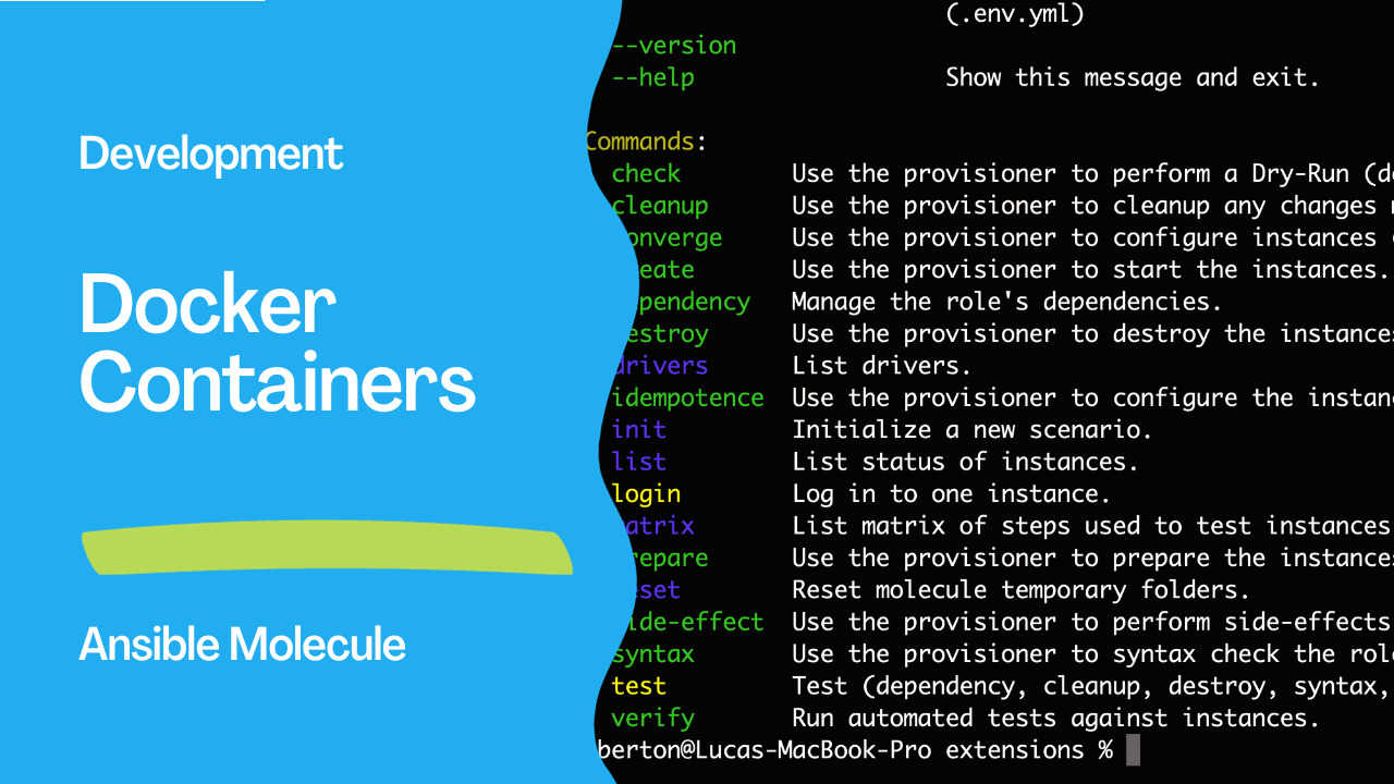 Using Docker Containers with Molecule for Ansible Testing