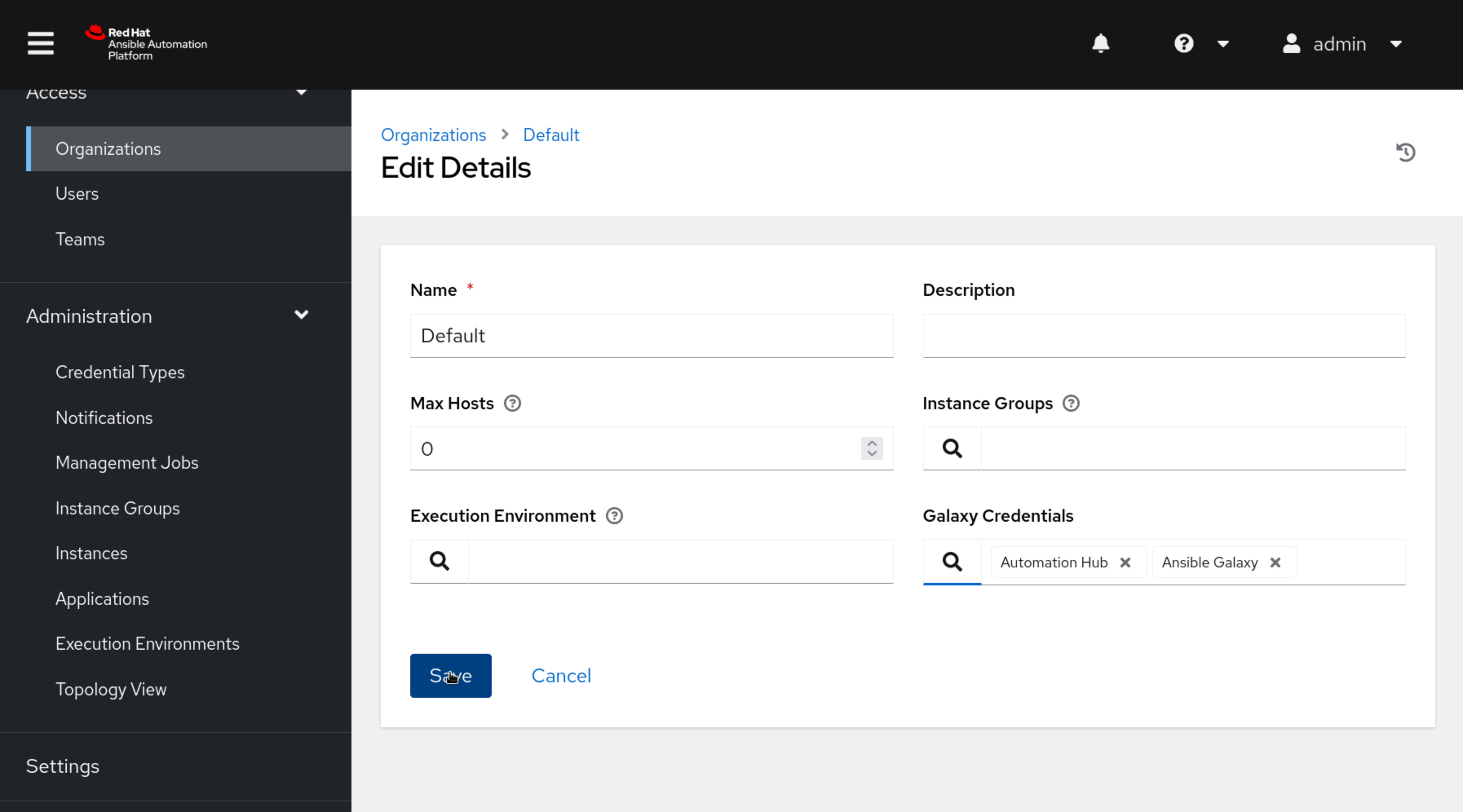 Automation Controller Organization