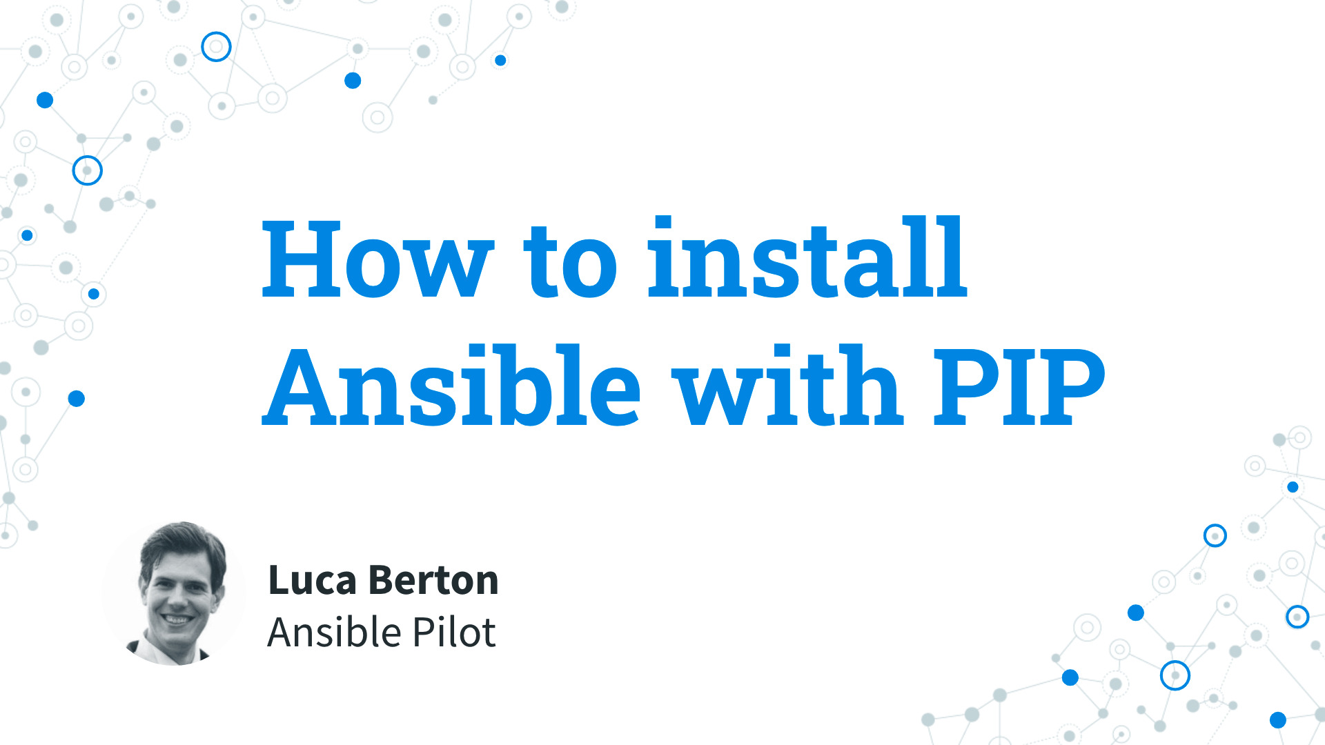 How to install Ansible with PIP - Ansible install