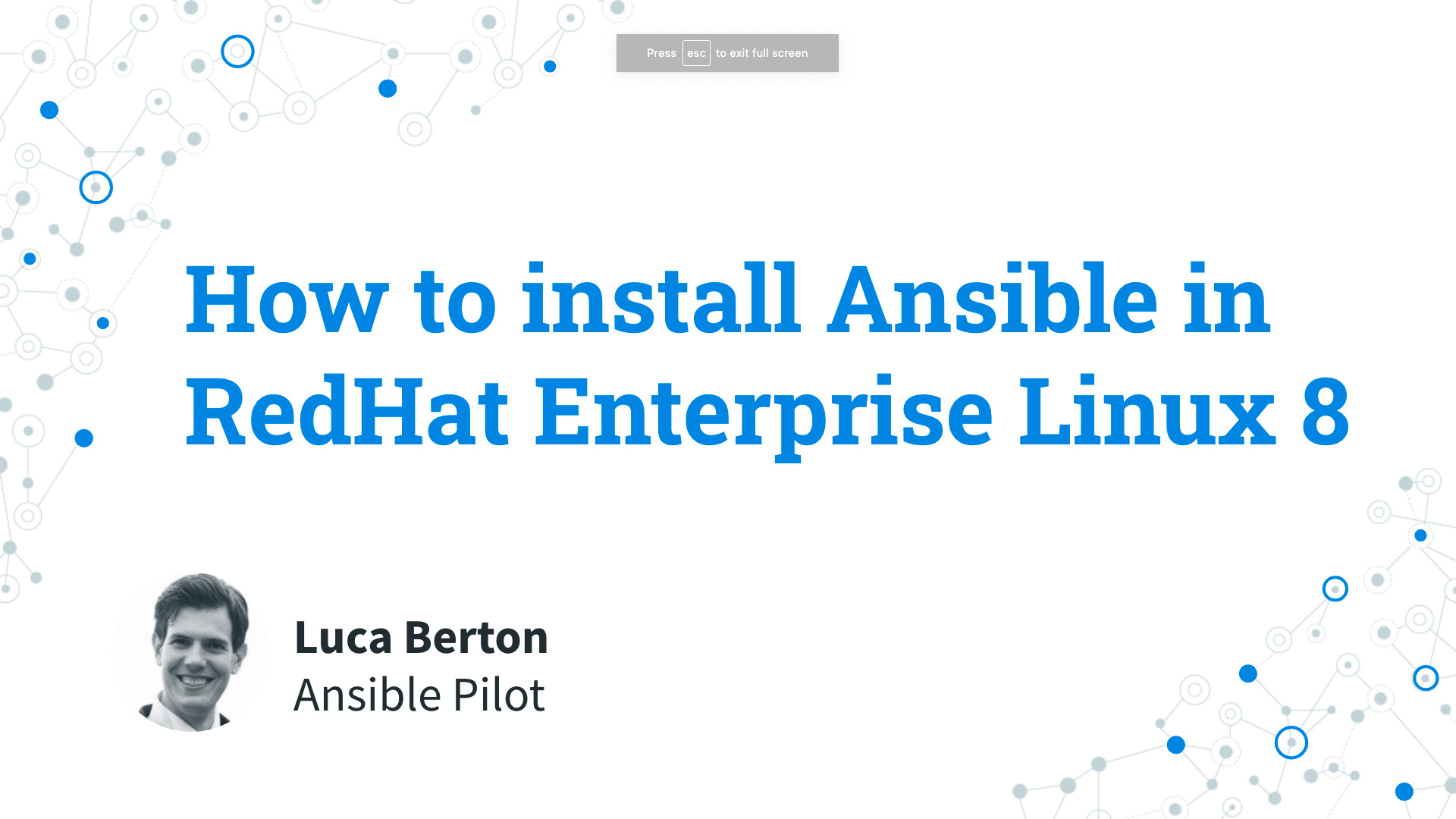 How to install Ansible in RedHat Enterprise Linux (RHEL) 8 with Ansible Engine - Ansible install