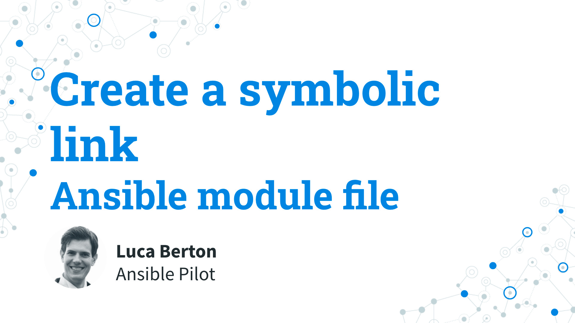 Ansible File Module Demo: Create Symlinks Easily