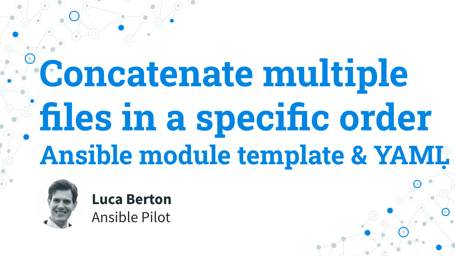 Concatenate Multiple Files in Order with Ansible Template