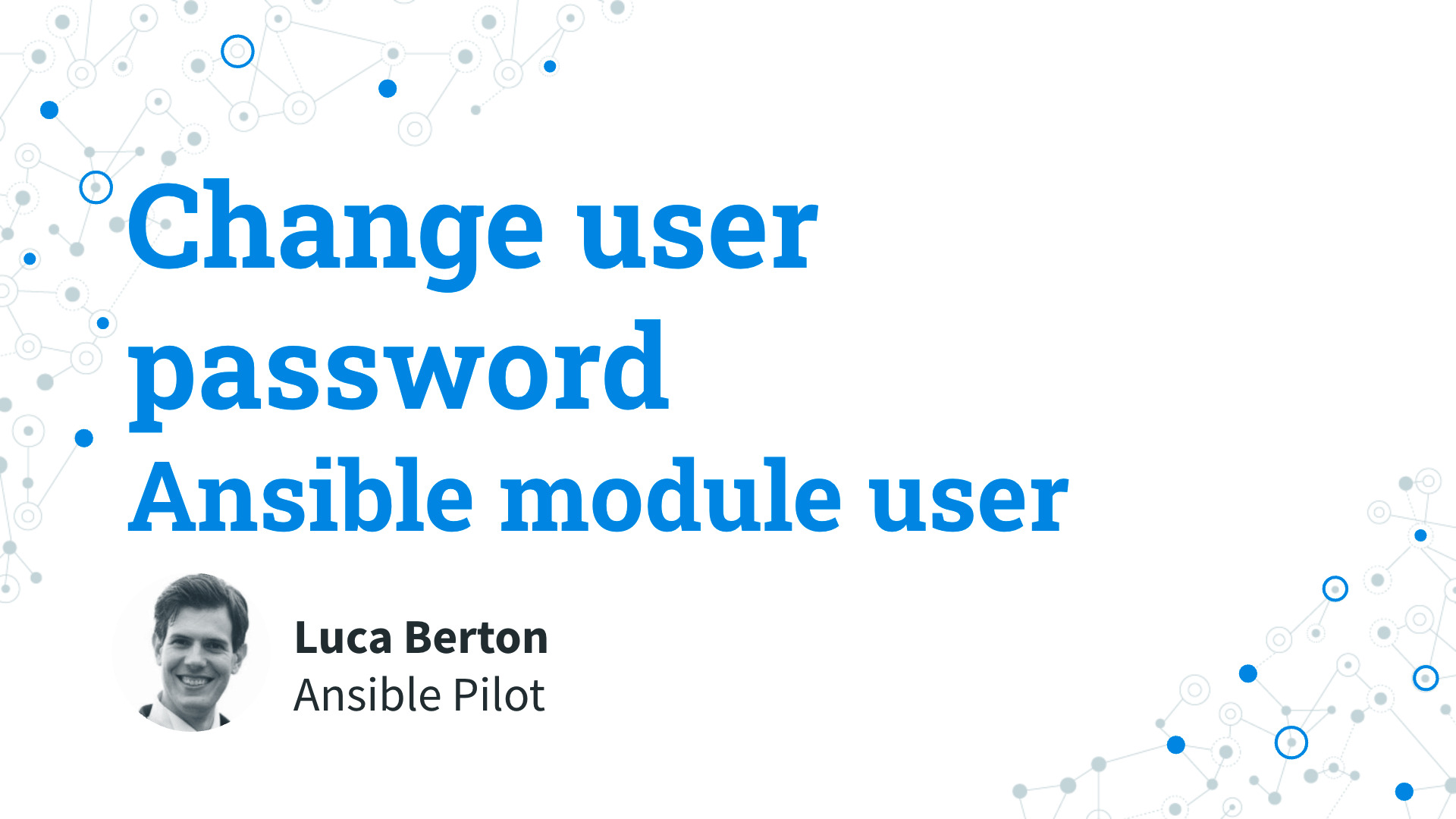 ansible.builtin.user: Change User Password with Ansible (Secure Guide)