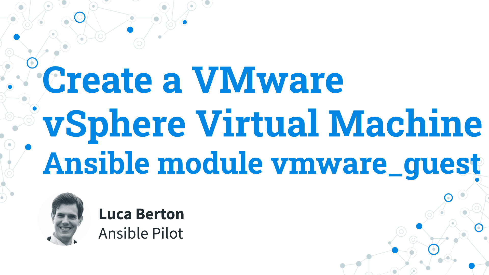 Create VMware vSphere VM with Ansible: Full Playbook Guide