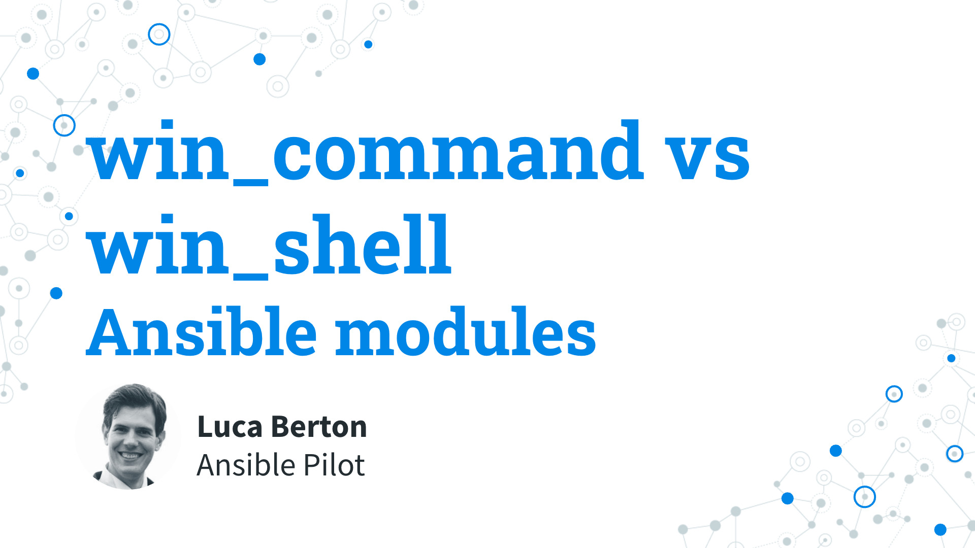 Understanding win_command vs win_shell Modules in Ansible for Windows Automation