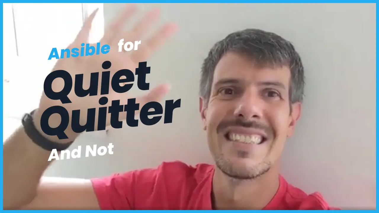 Why Every IT Professional, Quiet Quitter or Not, Should Learn Ansible