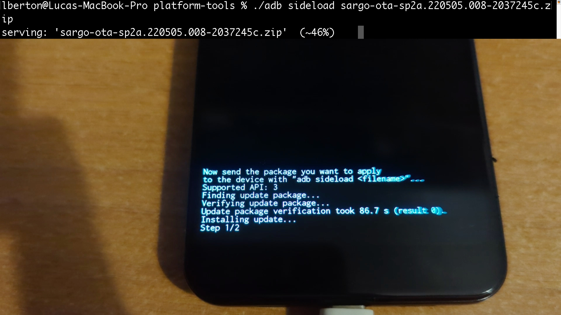 Fix Google Pixel Bootloop step 4