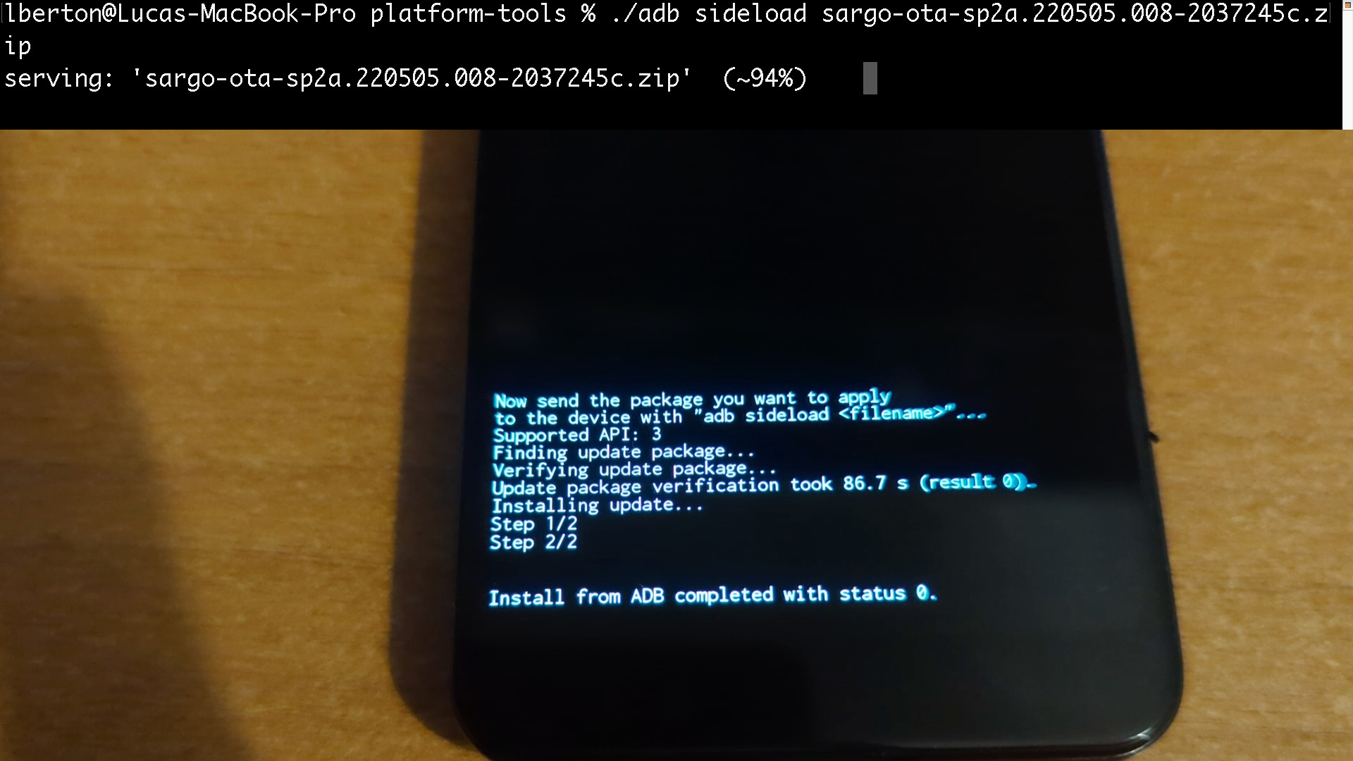 Fix Google Pixel Bootloop step 5