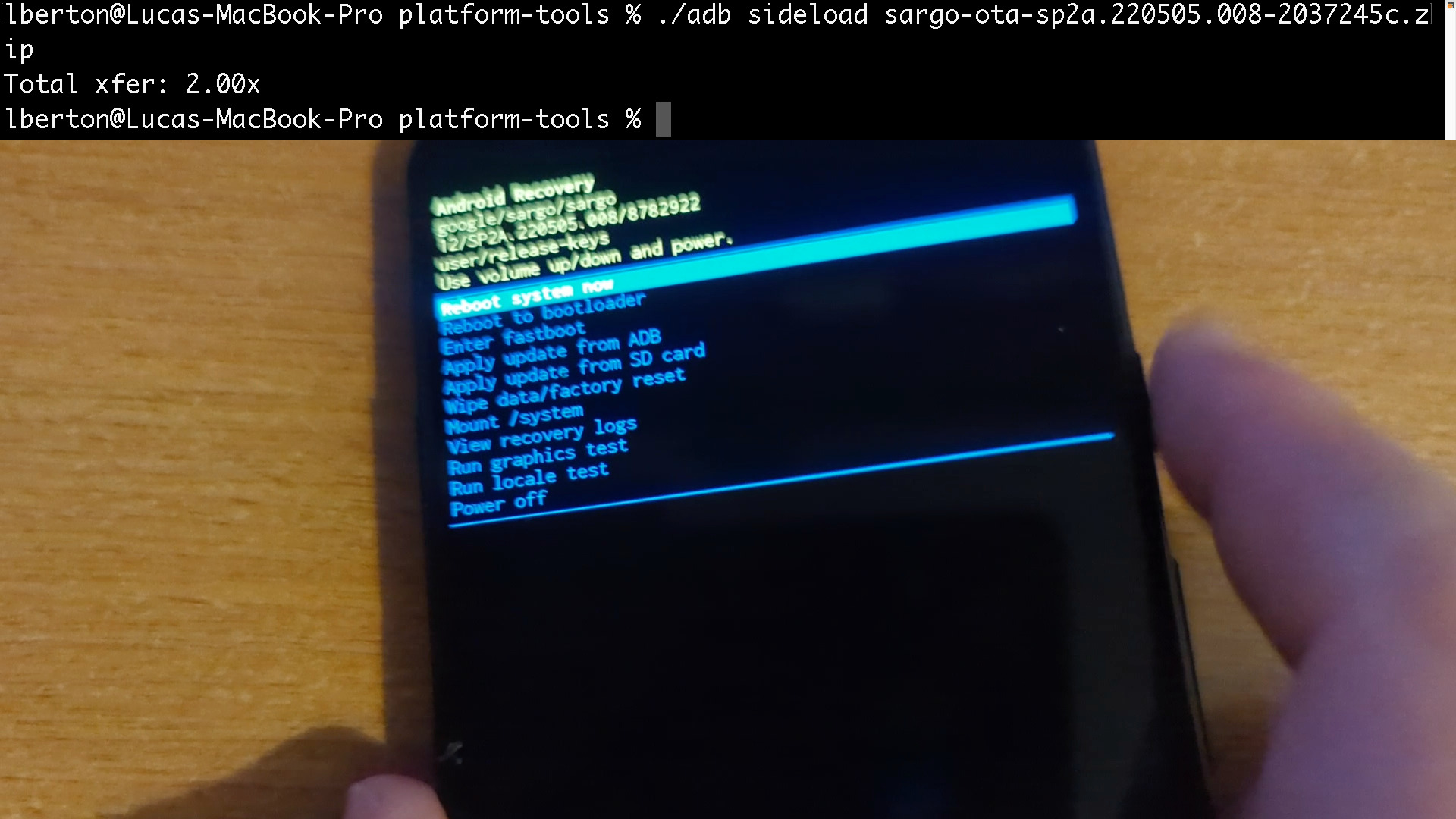 Fix Google Pixel Bootloop step 6