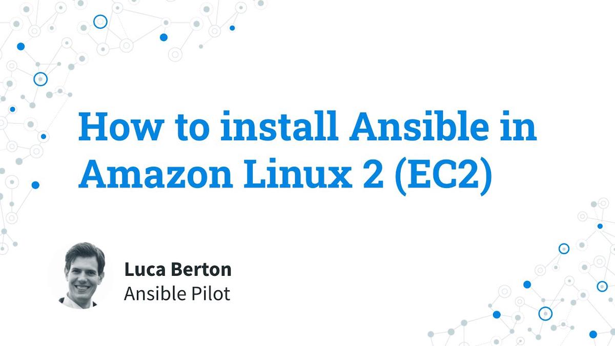 Install Ansible In Amazon Linux 2