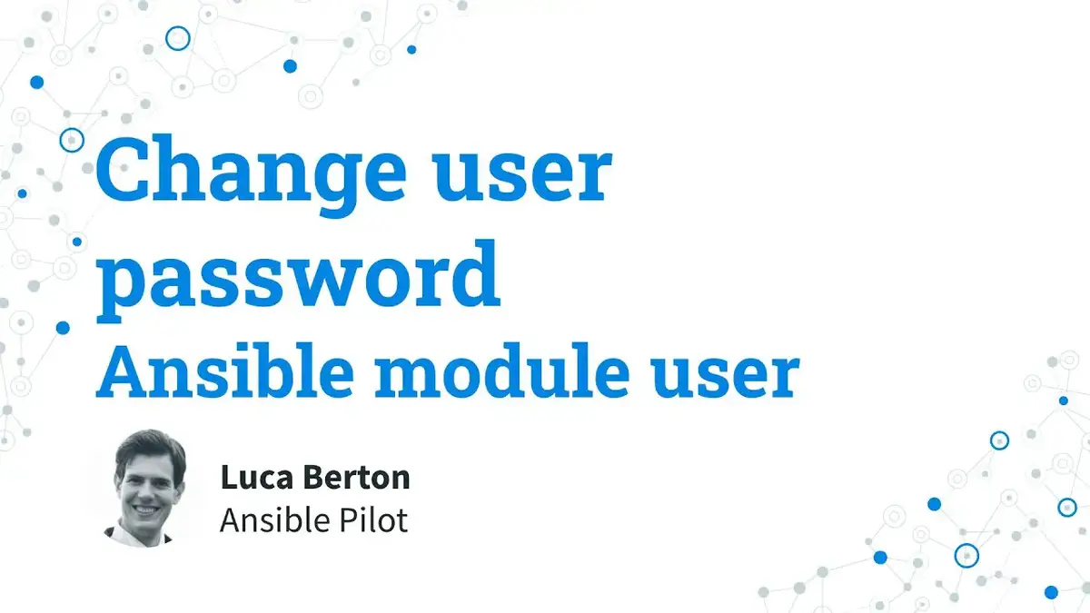 change user password